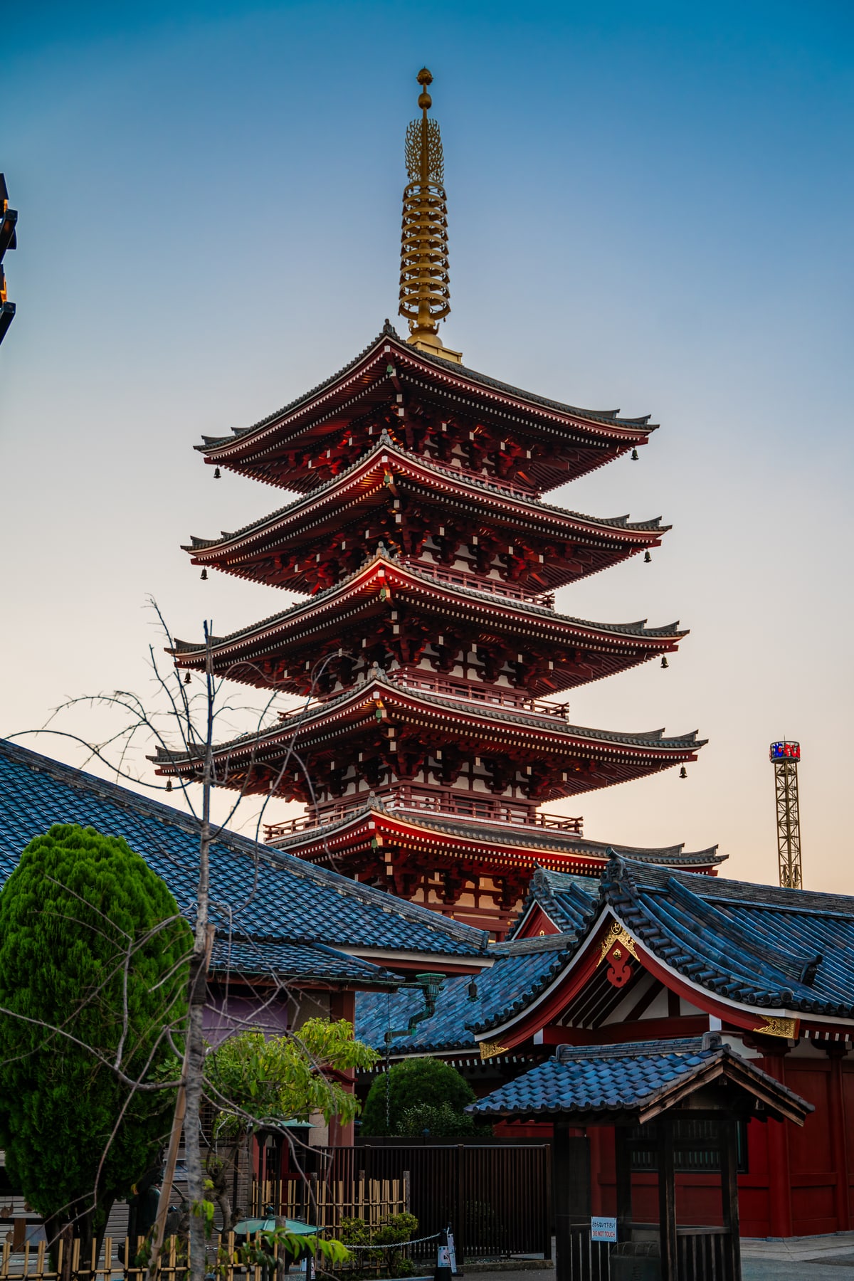 Pagoda at Dusk